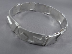 Heren armband zilver