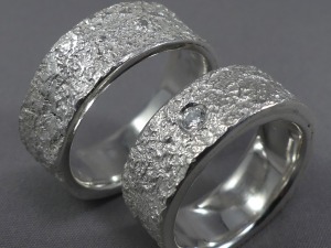 Zilveren trouwringen