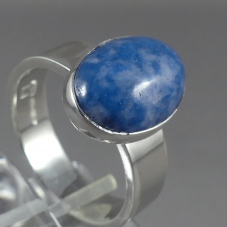 Zilveren ring Lapis lazuli