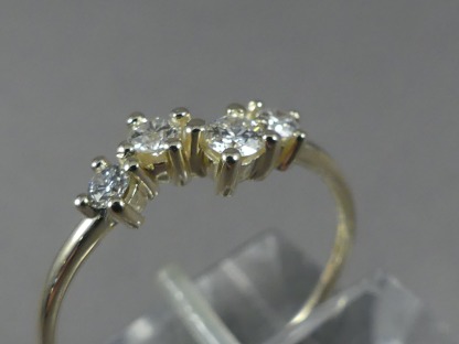 multistone diamond ring