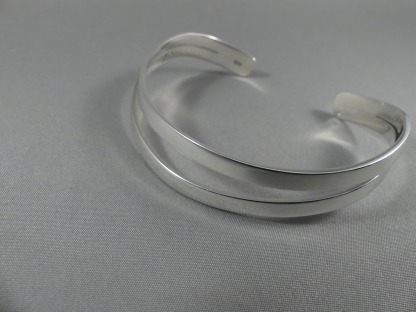 Spang armband zilver