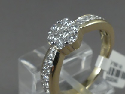 Rozet ring met diamant