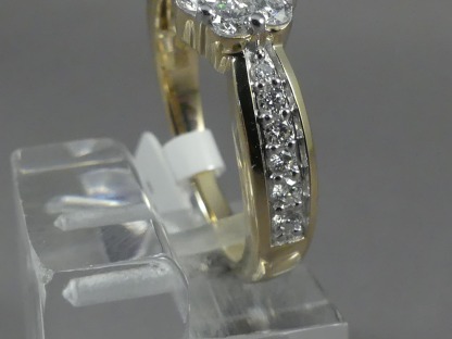 Rozet ring met diamant