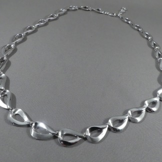 Fantasie collier zilver