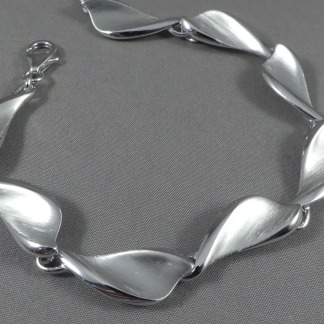 Zilveren schakelarmband