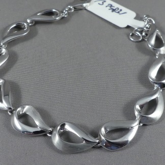 zilveren schakelarmband