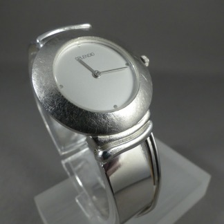 Spang horloge zilver