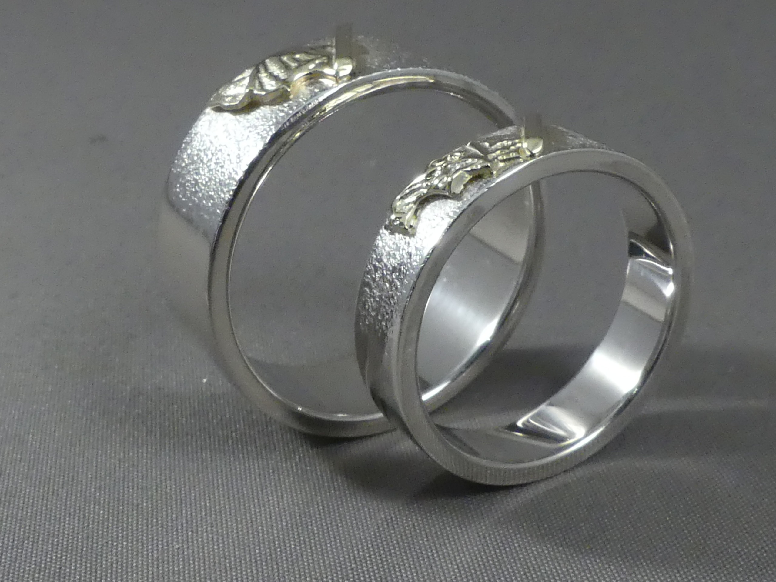 vriendschapsringen zilver met goud