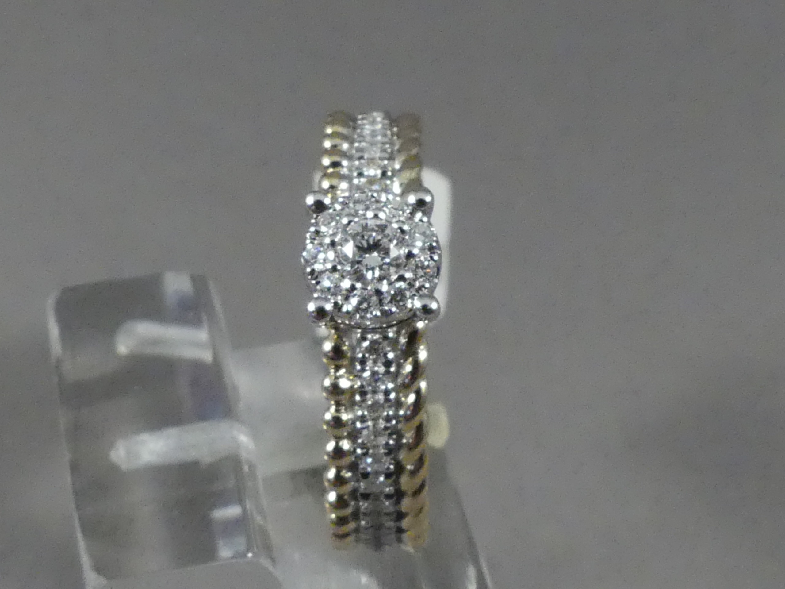 Halo ring diamant