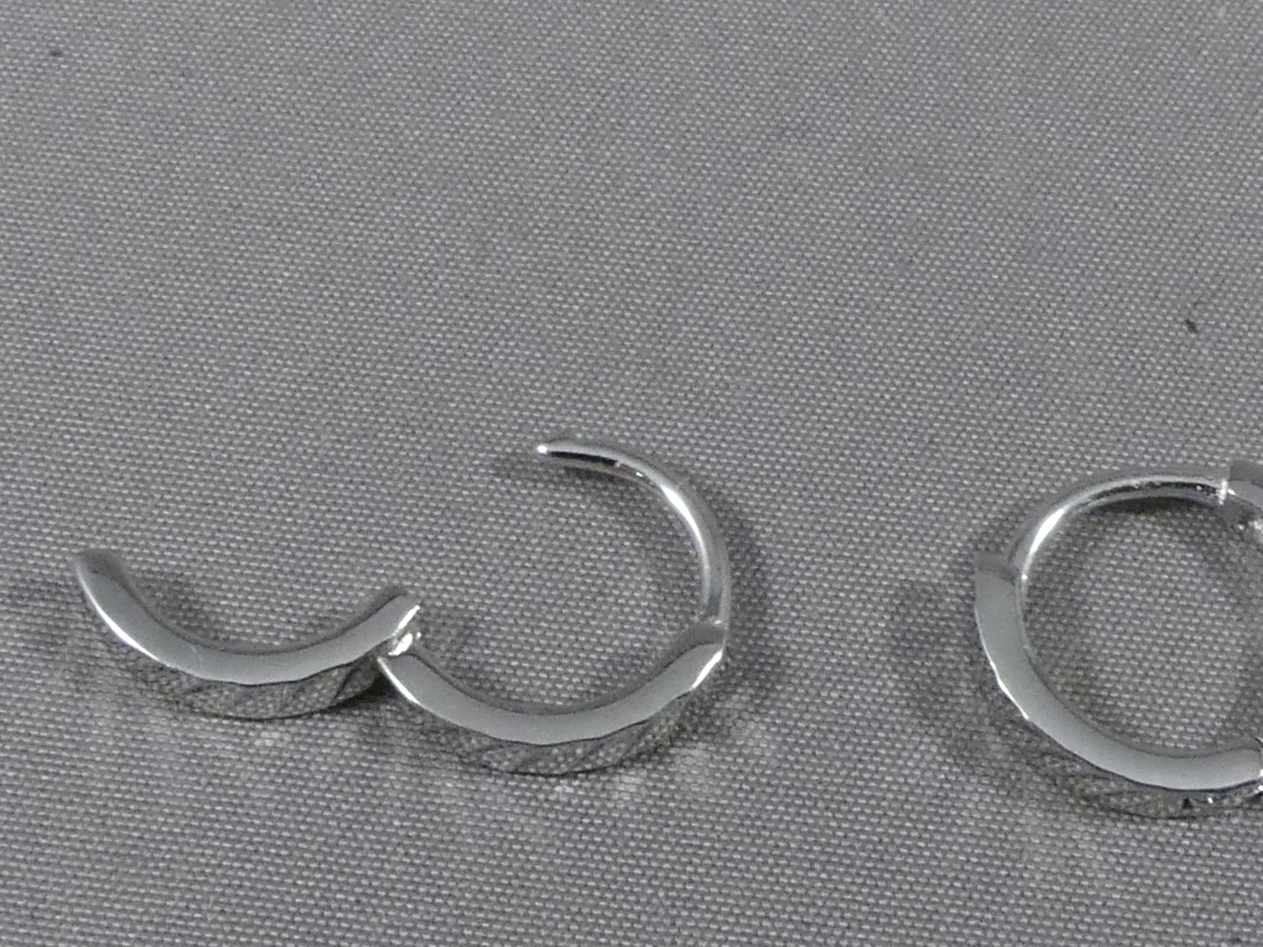 klapoorringen vlakjes 12 mm
