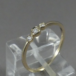 Verlovingsring 3 diamanten