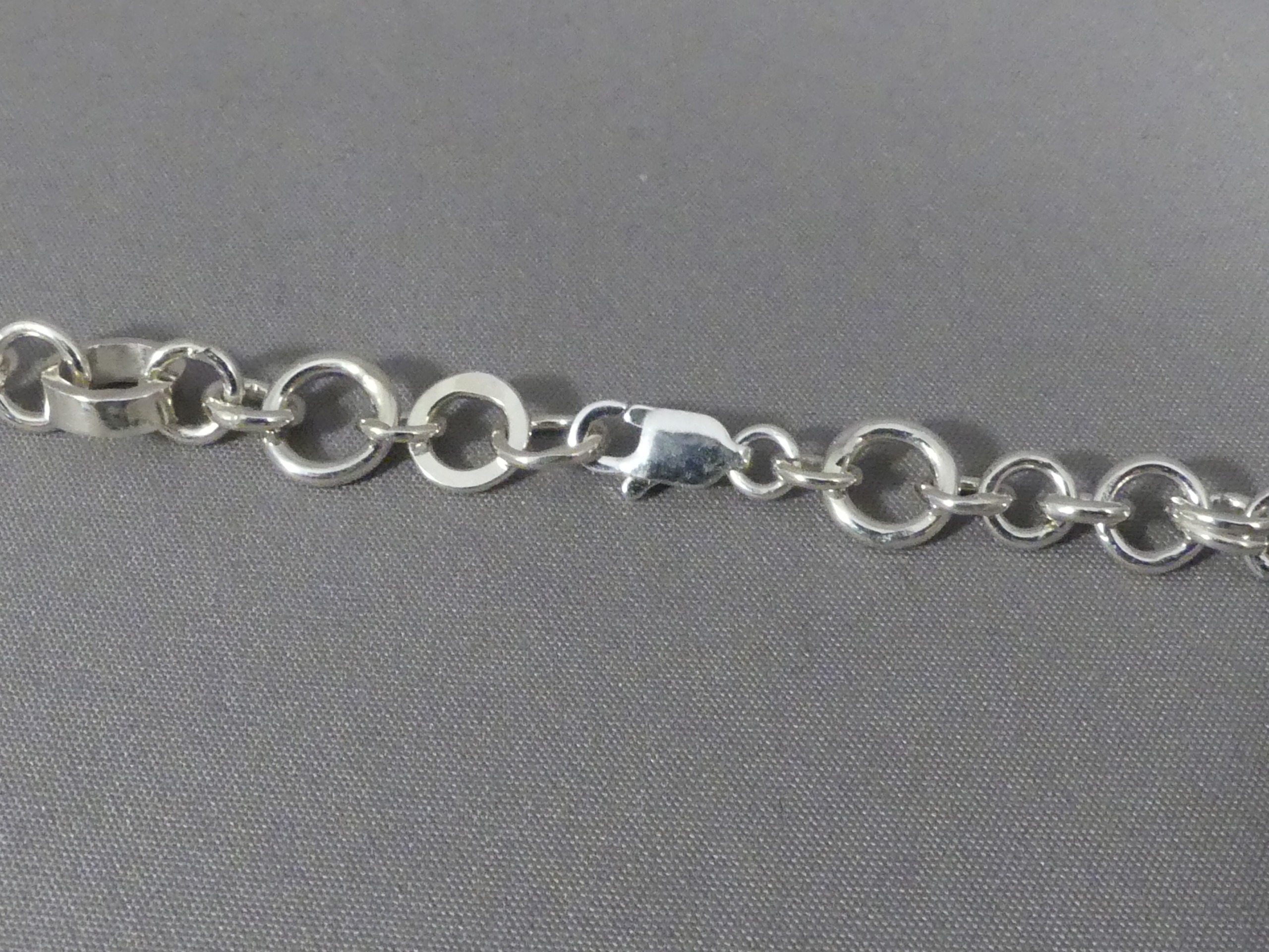 Handgemaakt collier zilver