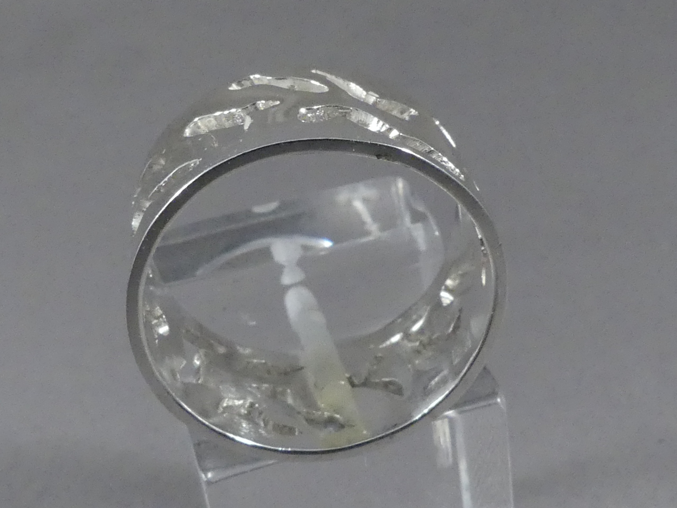 Handgemaakte damesring zilver