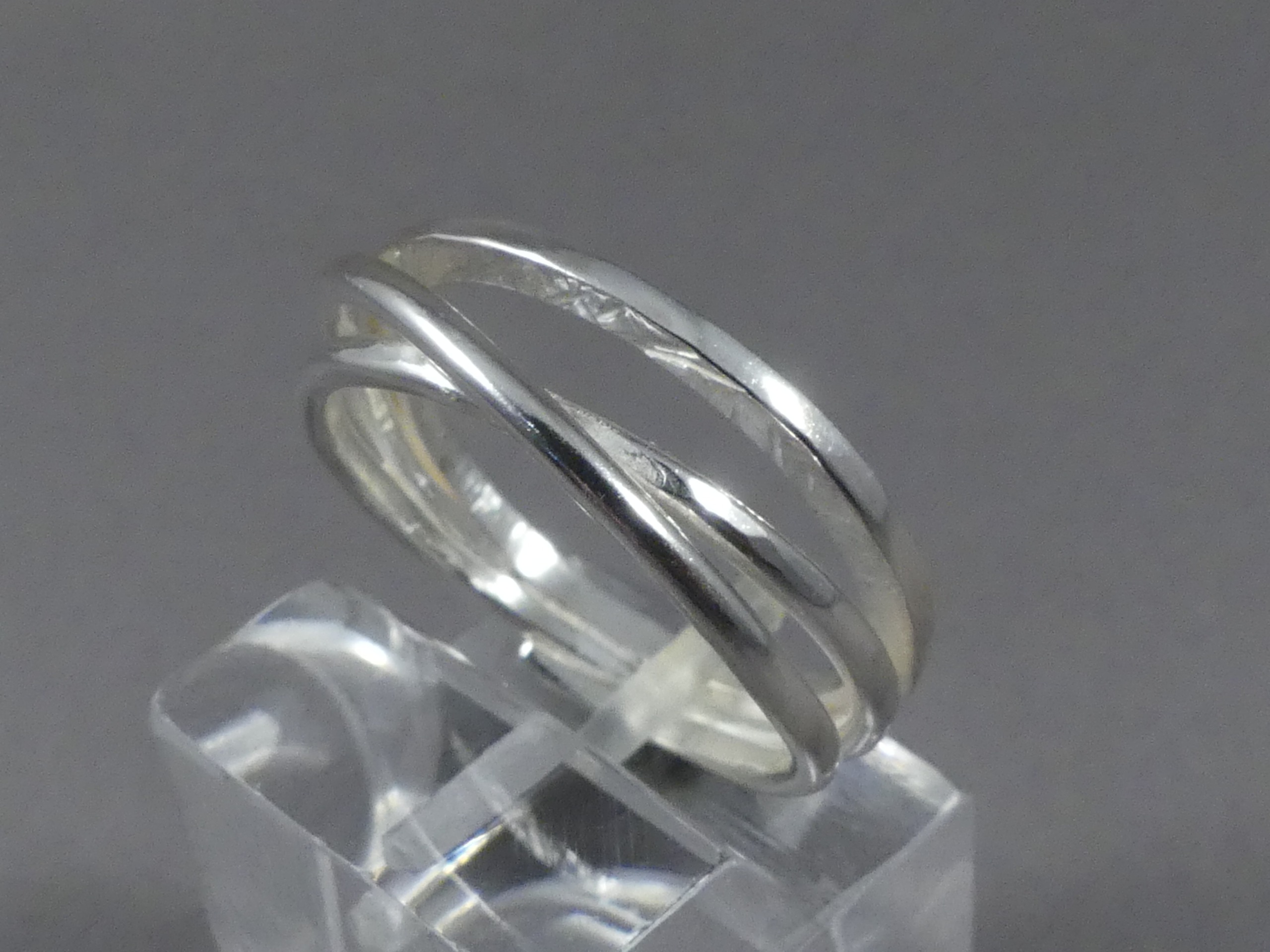 Handgemaakte damesring zilver