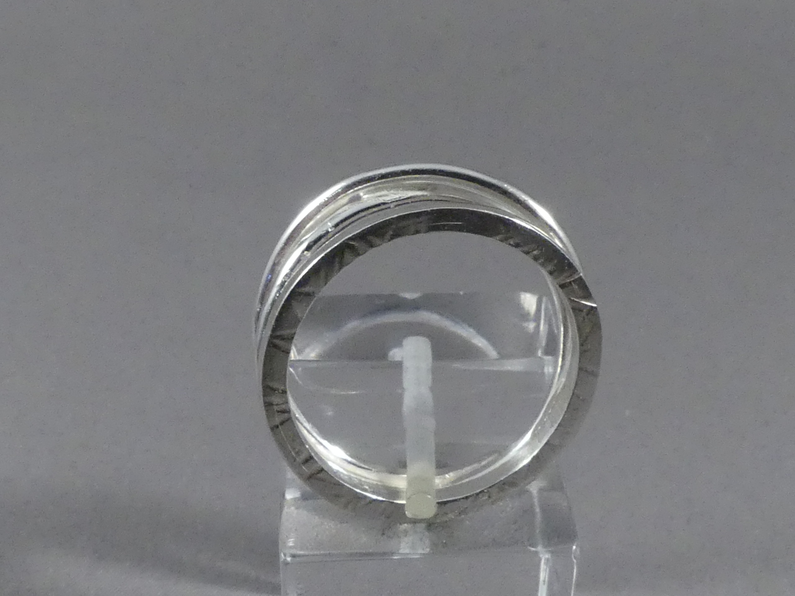 Handgemaakte damesring zilver